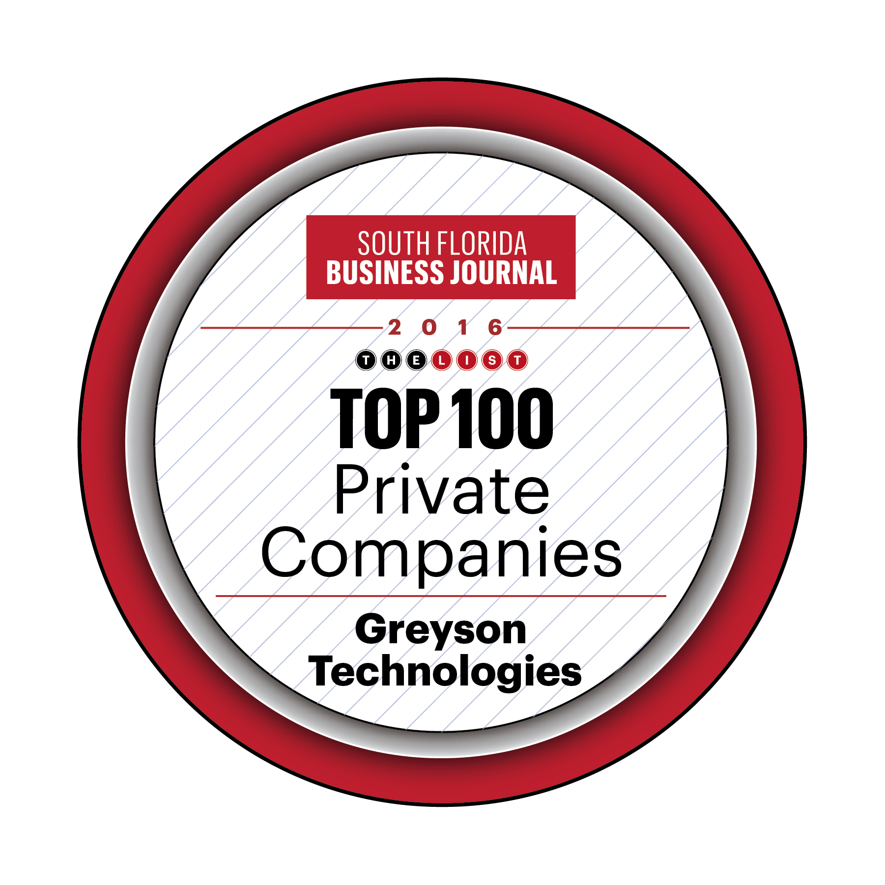 2016 SFBJ Top 100 Private Companies - Greyson Technologies